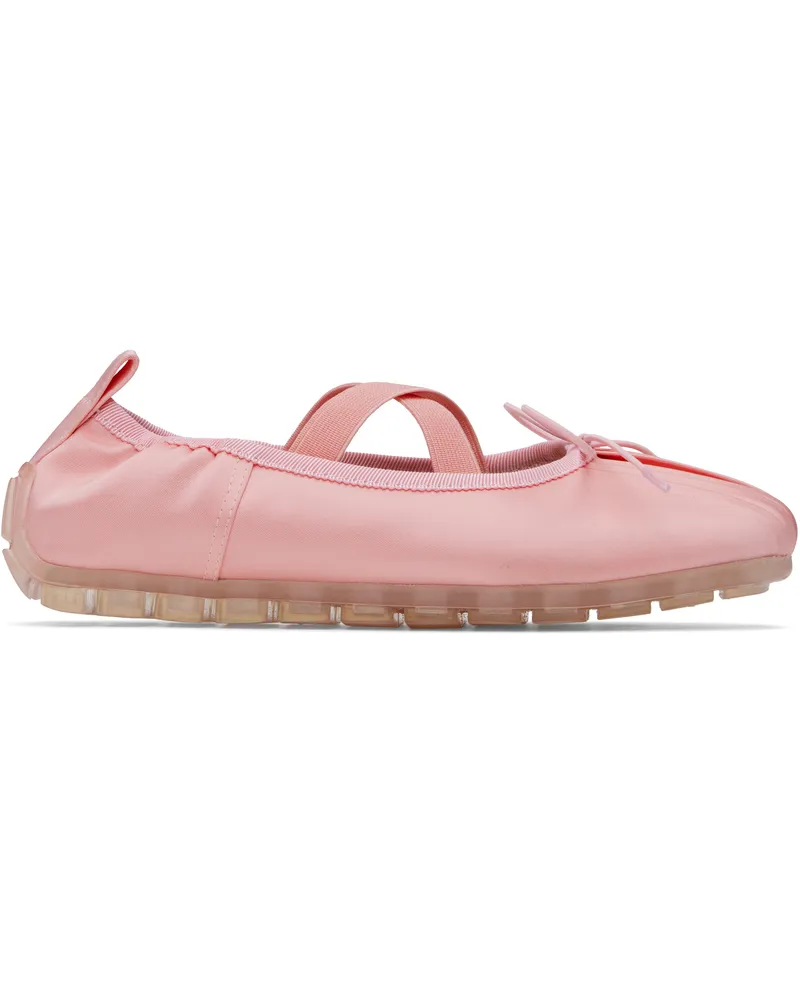 Simone Rocha Pink Grip Ballerina Flats Pink