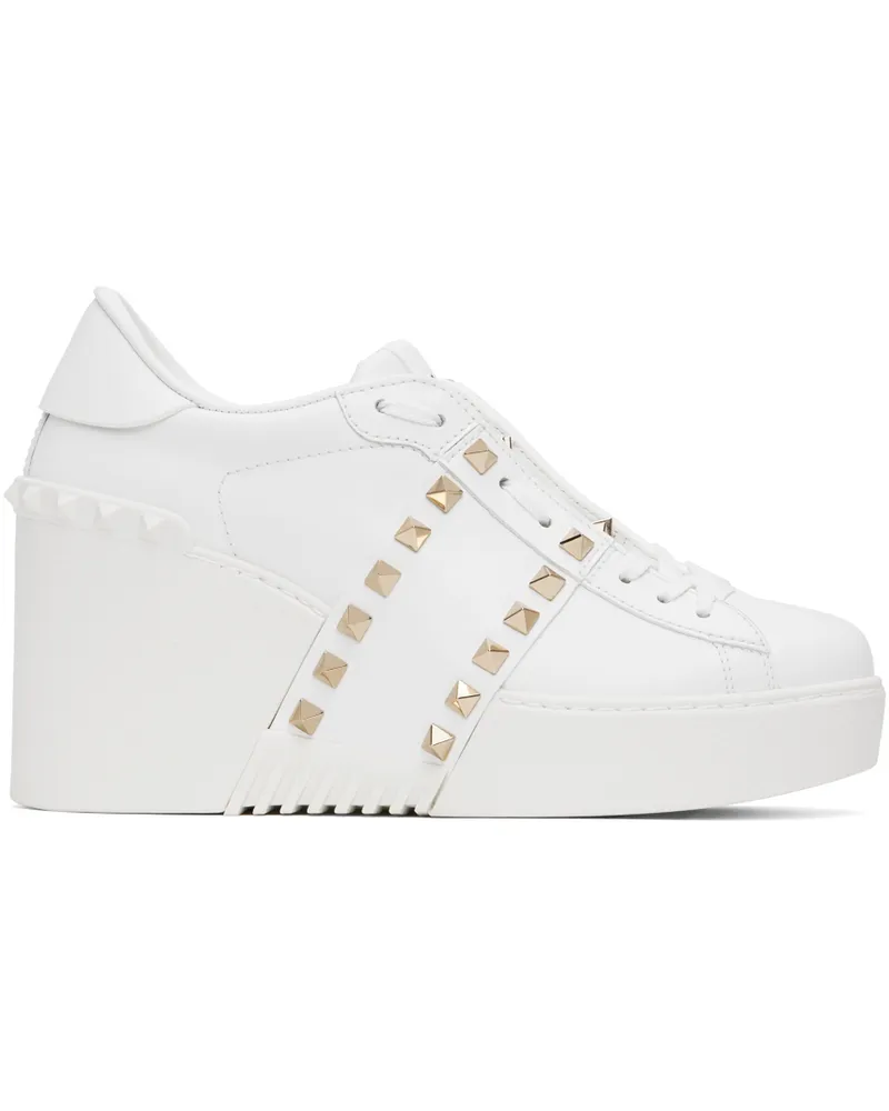 Valentino Garavani White Wedge Sneakers 0bo
