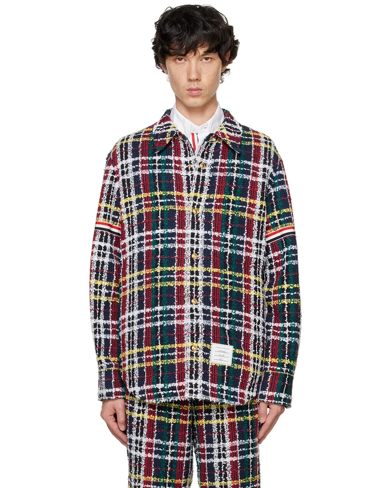 Thom Browne Multicolor Hunting Tartan Jacket 996
