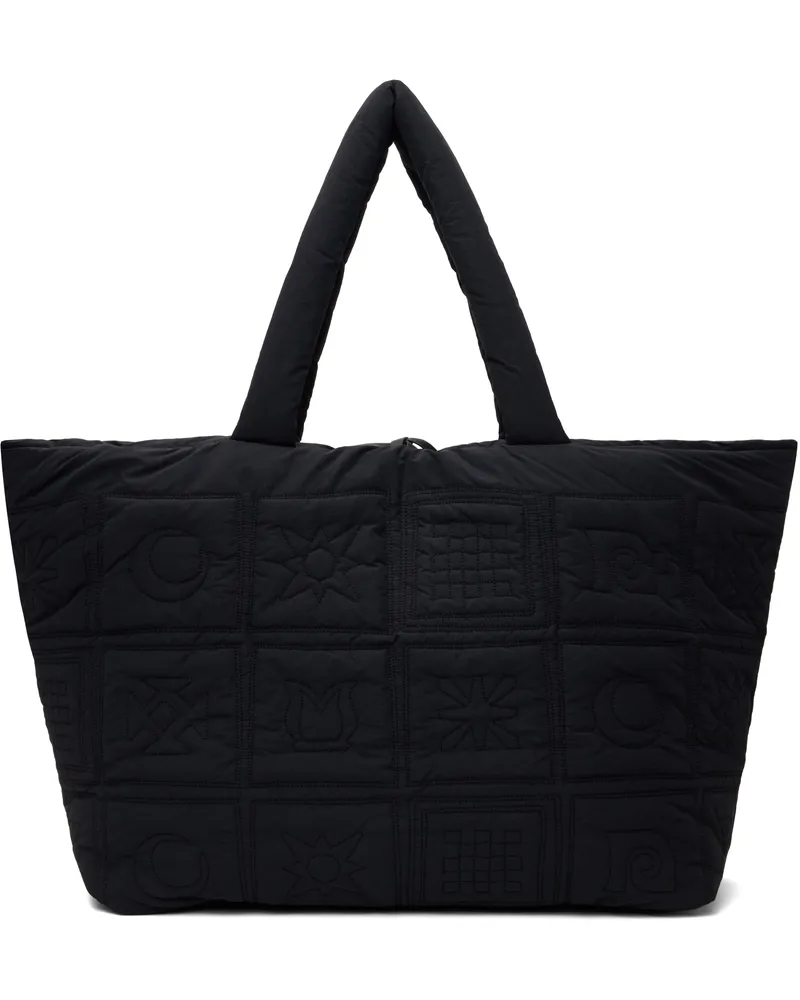 Nanushka Black Symbol Tote Blk