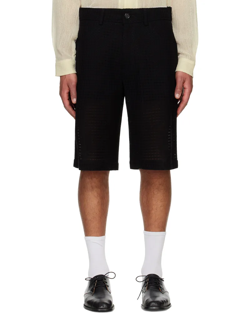 Séfr Black Marlo Shorts Basket