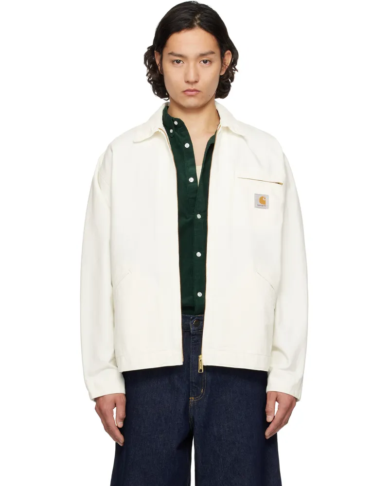 Carhartt WIP White OG Detroit Jacket 0dj3k