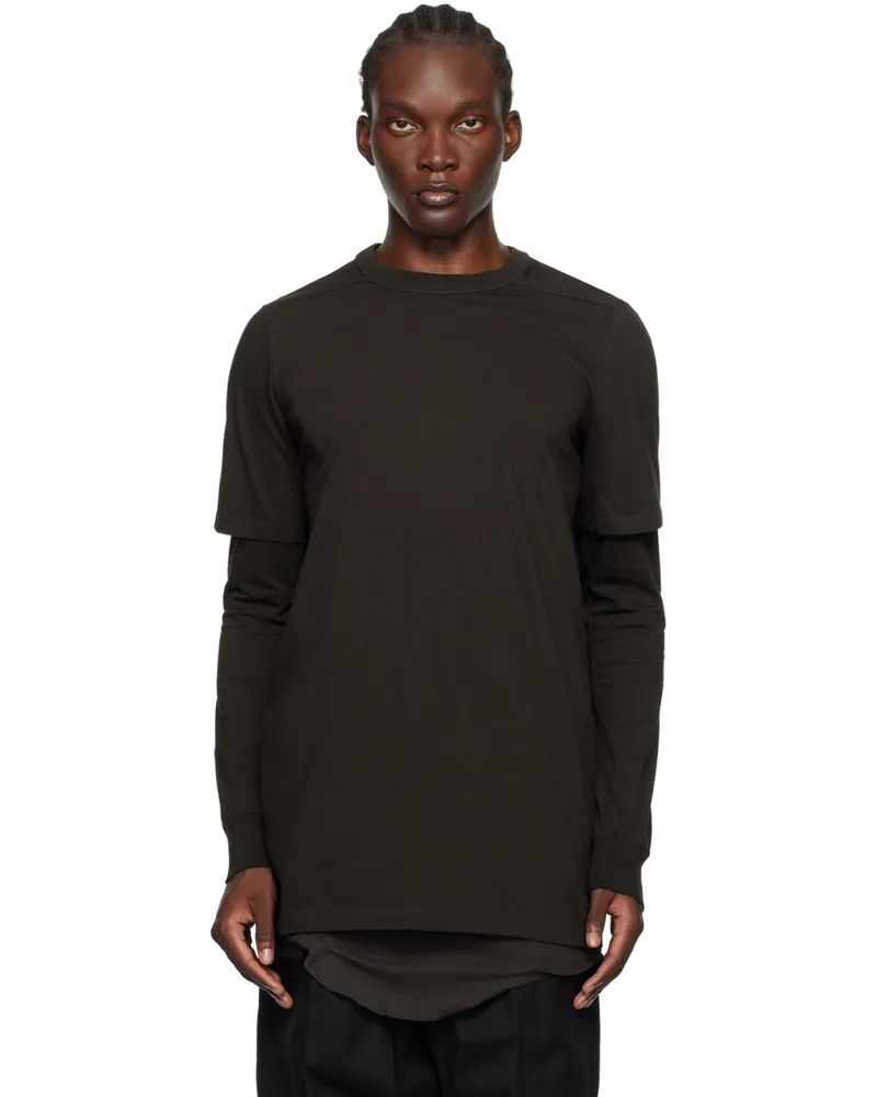 Rick Owens Gray Porterville Level T-Shirt 78