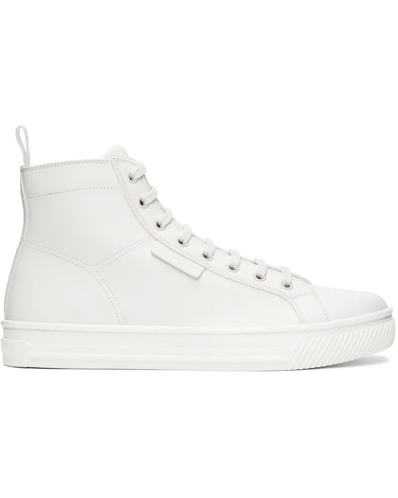 Gianvito Rossi White 360 High Sneakers White