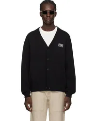 Kenzo Black Paris Bicolor Cardigan Black