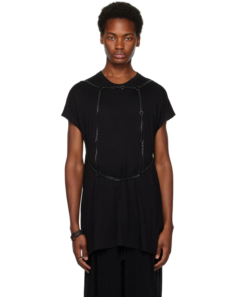 Julius Black Body Chain Harness Black