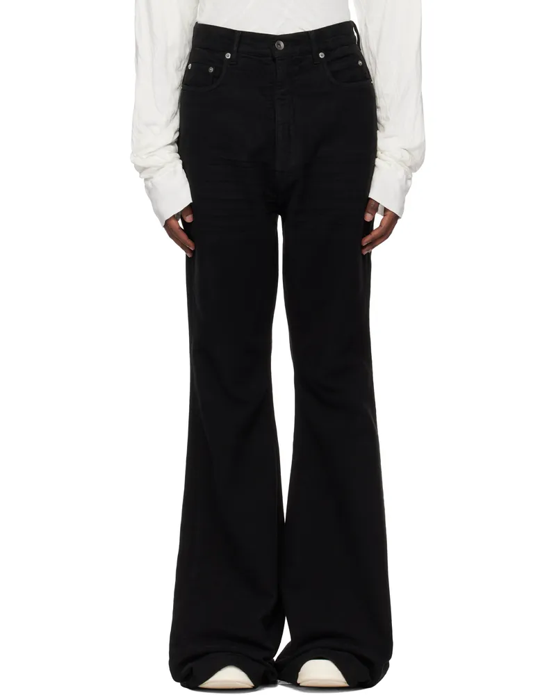 DRKSHDW by Rick Owens Black Porterville Bolan Bootcut Trousers