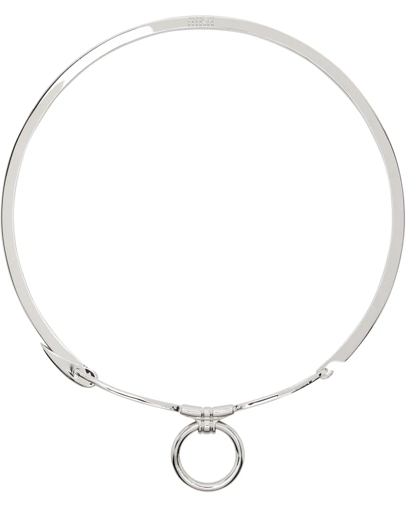 Maison Margiela Silver Keychain Choker 951