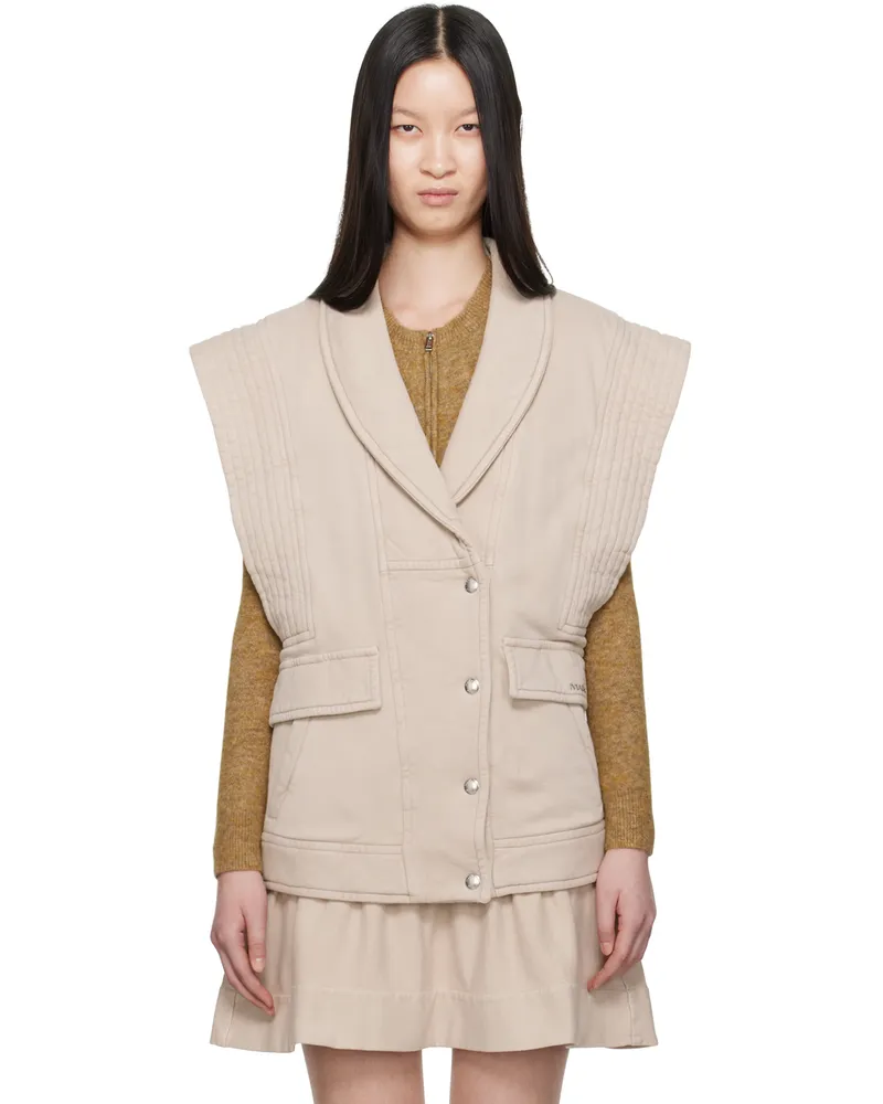 Étoile Isabel Marant Beige Naelle Vest 90be