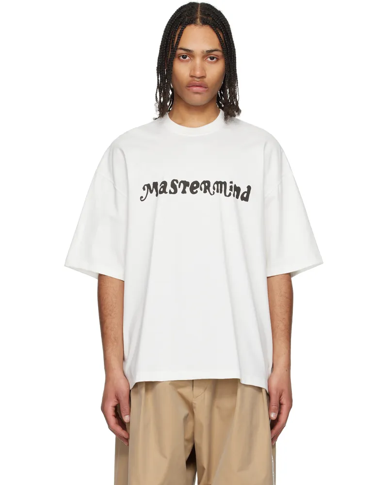 Mastermind Japan White Boxy 'Destiny' T-shirt White