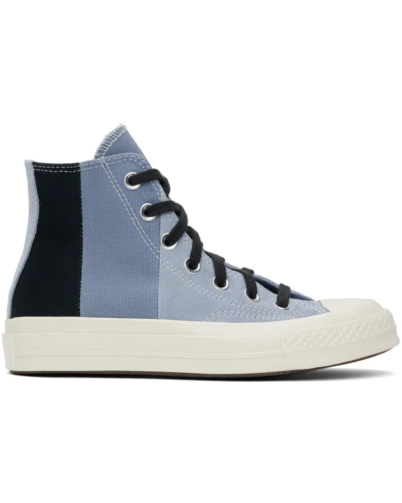 Converse Blue & Black Chuck 70 Patchwork Suede Sneakers Rainy