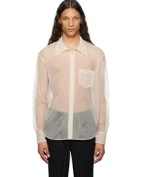 Simone Rocha Beige Pearl Shirt Nude