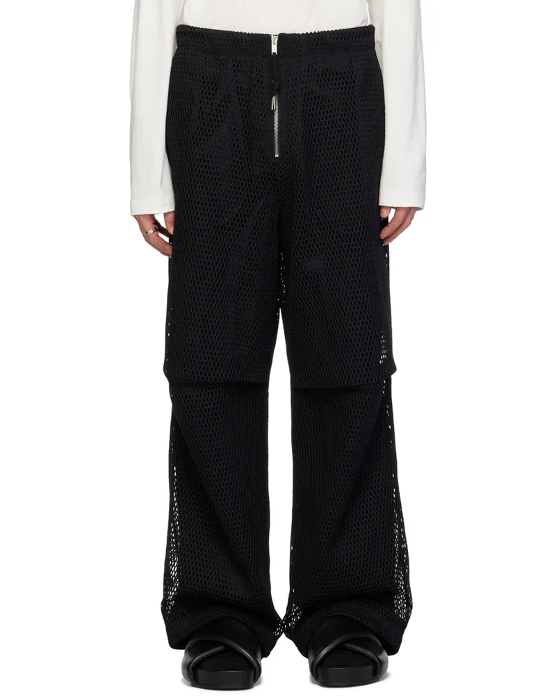 Jil Sander Black Layered Trousers 001