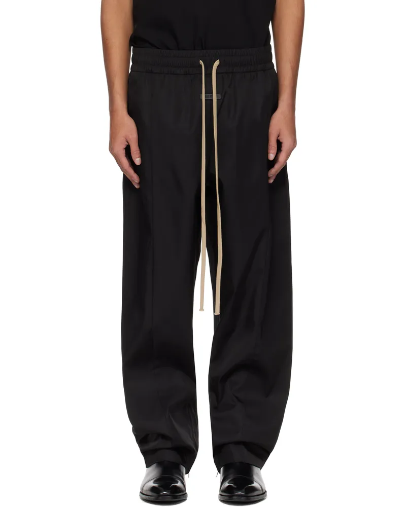 Fear of God Black Center Seam Track Pants Black