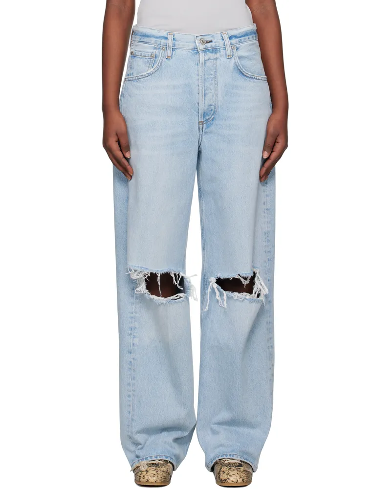 Citizens of humanity Blue Ayla Baggy Jeans Pagoda