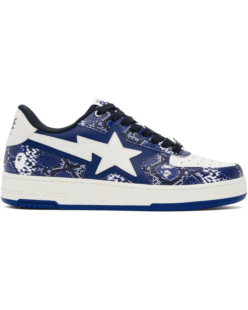 BAPE SSENSE Exclusive Blue & White Tape STA Sneakers Blx
