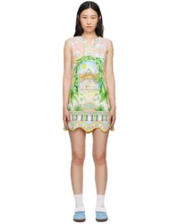 Casablanca Paris Multicolor Paysage Ideal Minidress Paysage