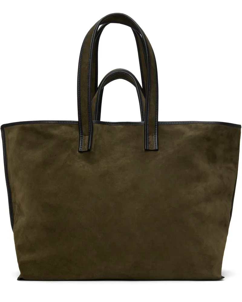 KASSL Khaki Suede Tote 0205