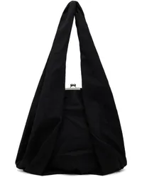 Yohji Yamamoto Black Tuck Clasp Bag Black