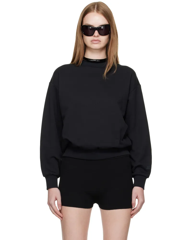 Fear of God Black Classic Fit Crewneck Sweatshirt Jet