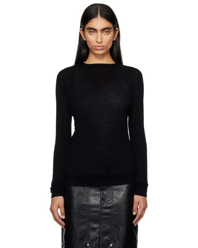 AURALEE Black Amunzen Sweater Black