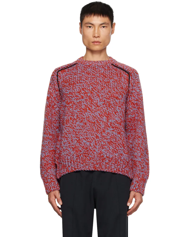 Paul Smith Orange & Purple Chunky Sweater 18