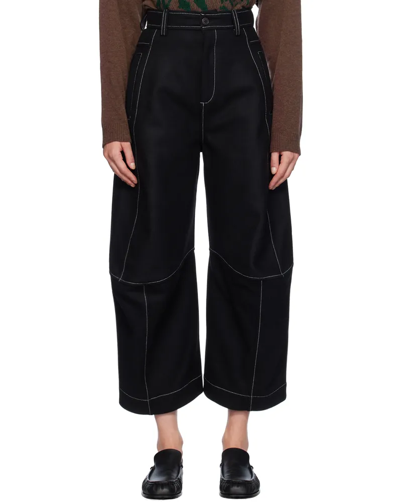 Henrik Vibskov Black Dusk Trousers Black
