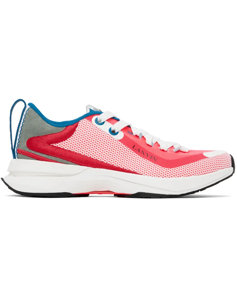 Lanvin Pink L-I Mesh Sneakers 0130
