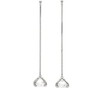 Silver XL Stone Pendants Earrings