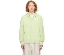 Green Textured Shirt