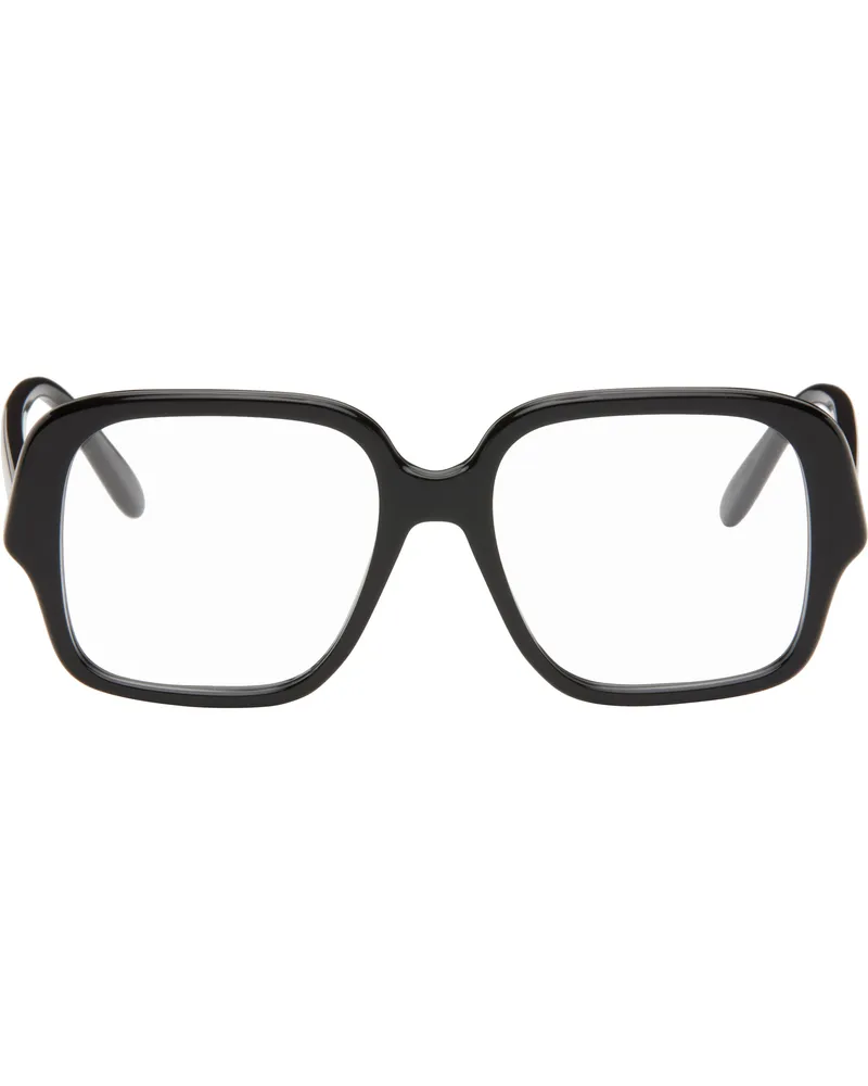 Loewe Black Slim Glasses Shiny
