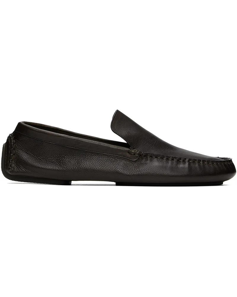 The Row Brown Lucca Loafers Dbr