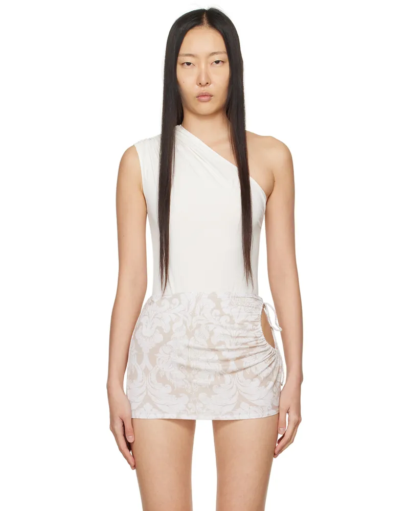 Miaou Off-White Jade Bodysuit Dove