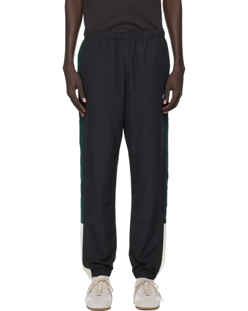 Lacoste Black Color Block Track Pants Black