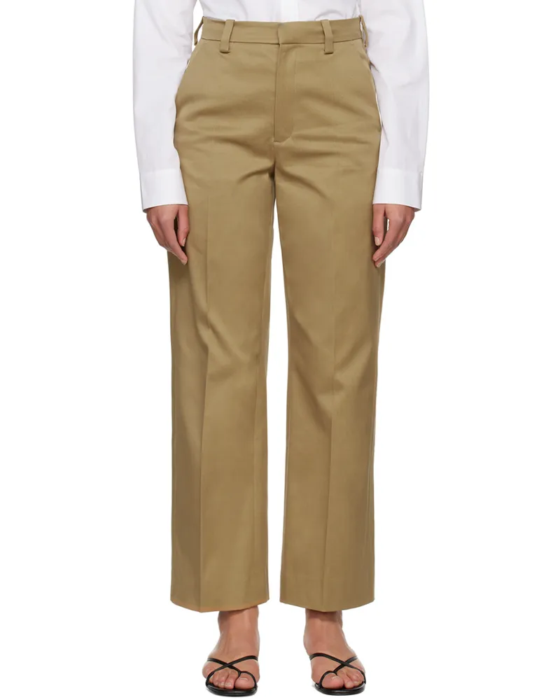 Teurn Studios SSENSE Exclusive Beige Trousers Beige