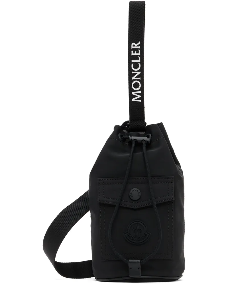 Moncler Black Trick Drawstring Pouch 999