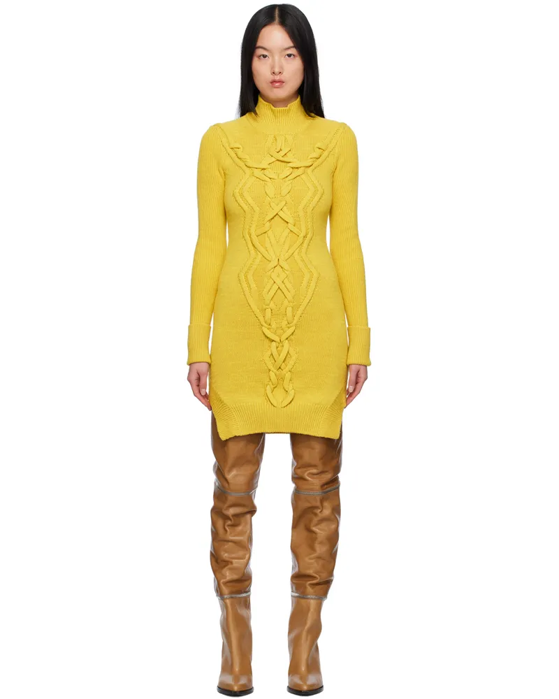 Isabel Marant Yellow Atina Minidress 10yw