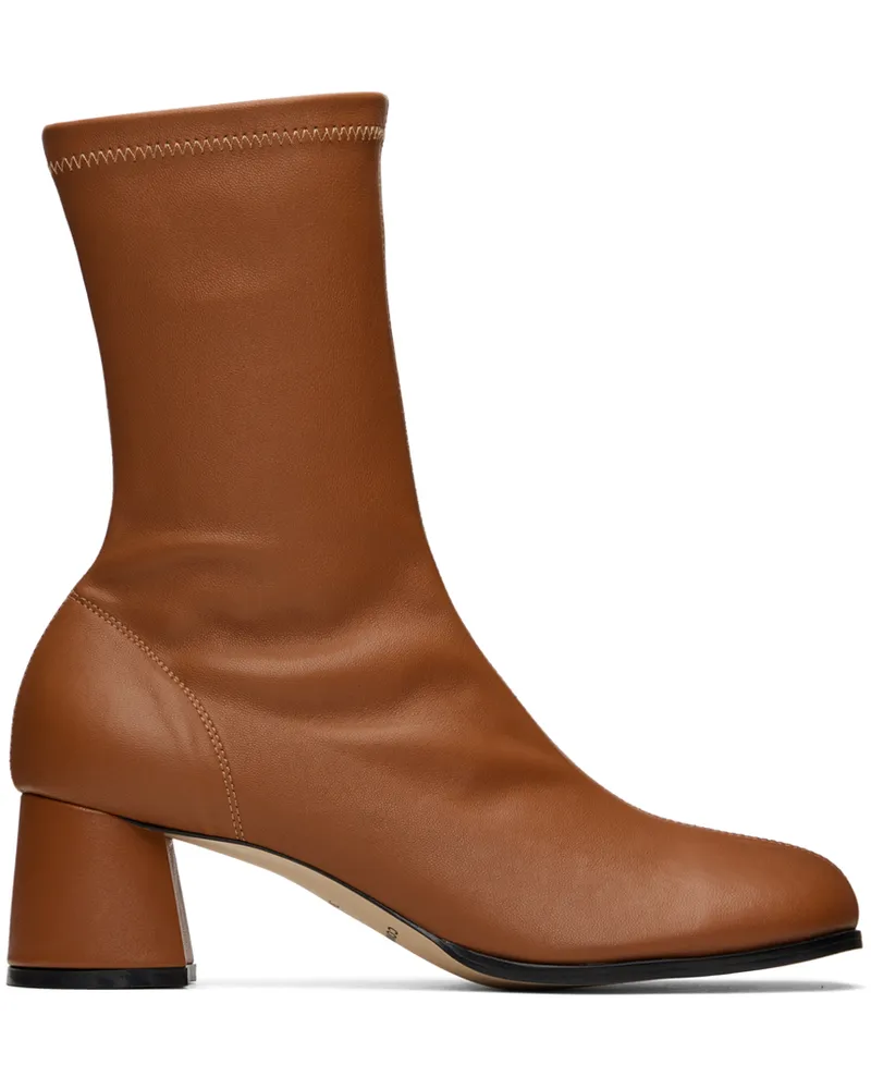COMME SE-A SSENSE Exclusive Brown Basique Boots Brown