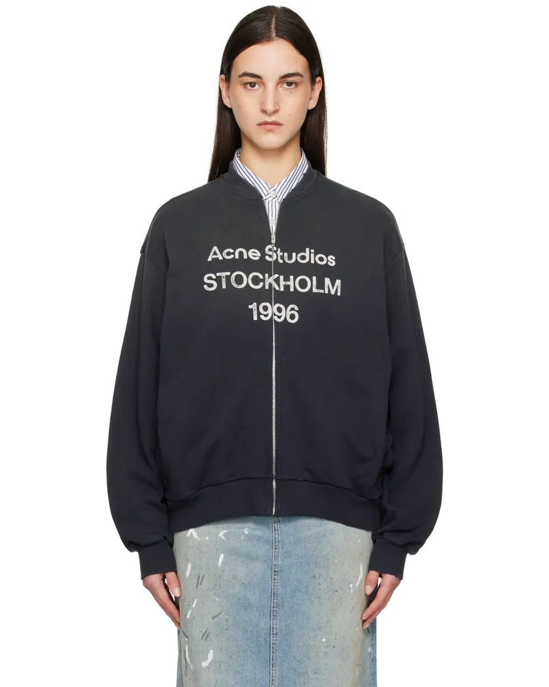 Acne Studios Black Logo Sweater 900