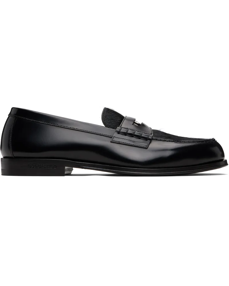 Dsquared2 Black Neoclassic Loafers Black