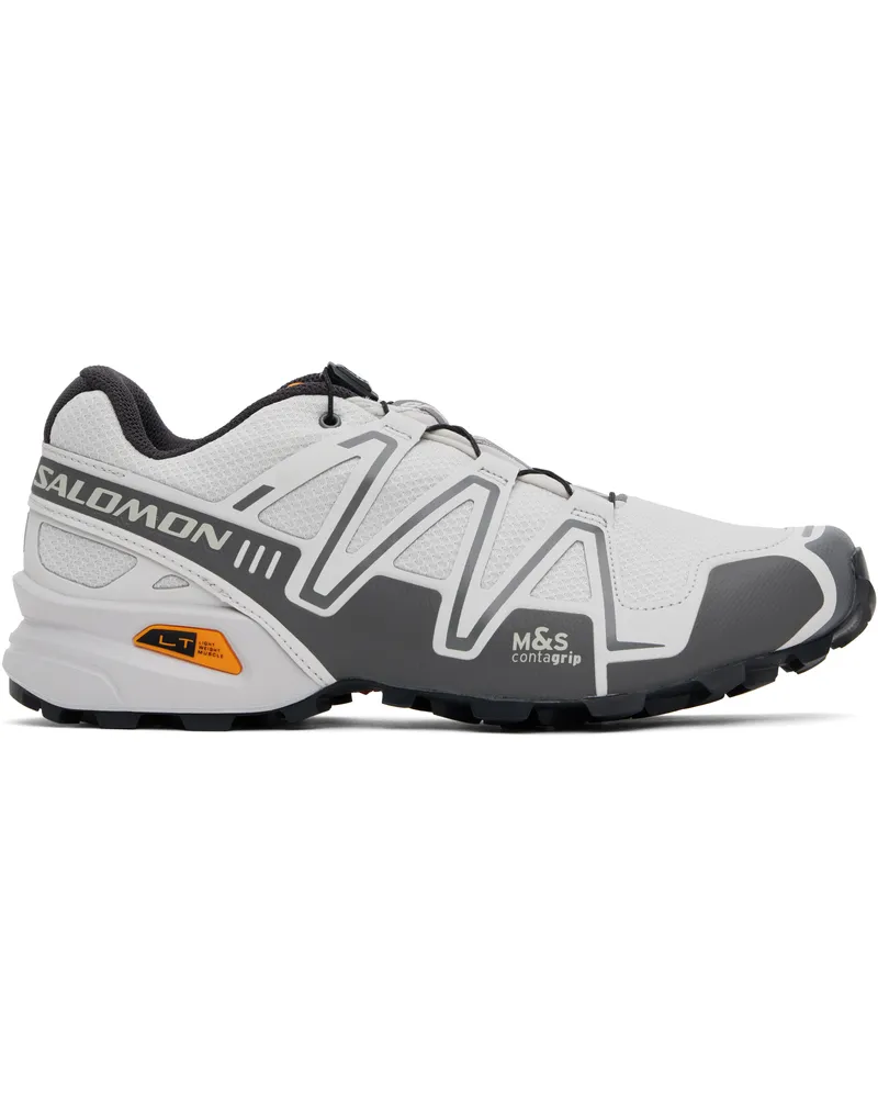 Salomon Gray SPEEDCROSS 3 GORE-TEX Sneakers Lunar