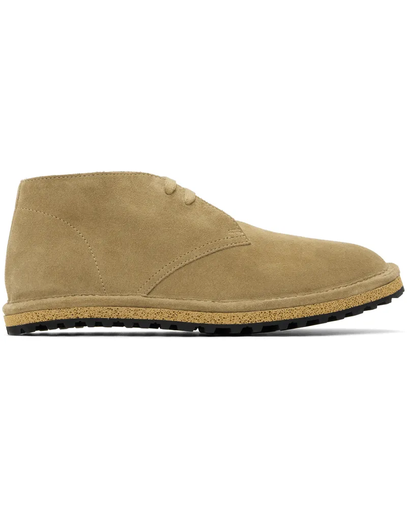 Dries van Noten Beige Suede Desert Boots 103