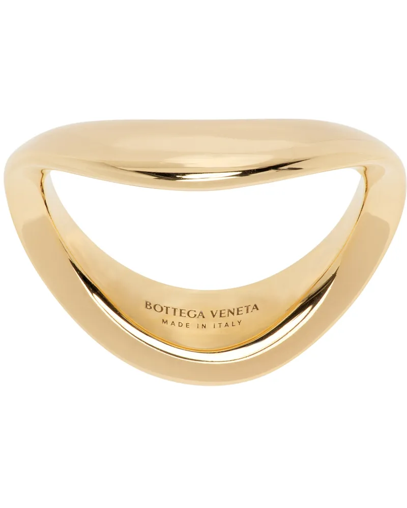 Bottega Veneta Gold Band Ring 8120