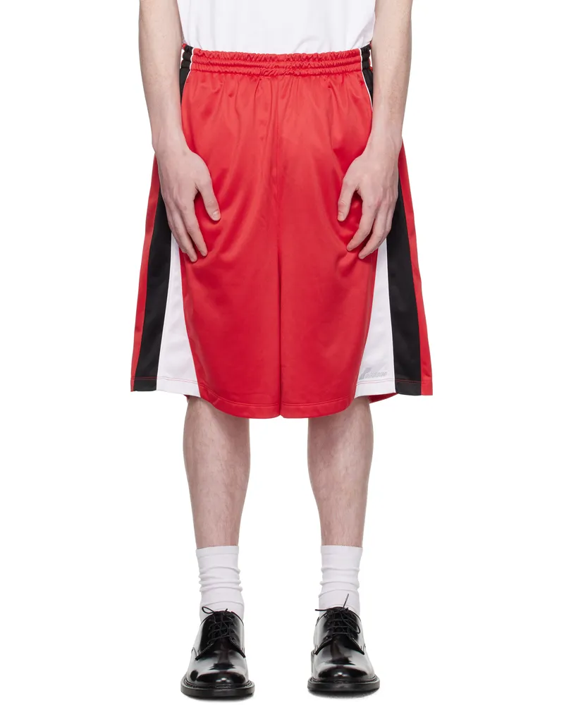 WE 11 DONE Red Se11done Track Shorts Red
