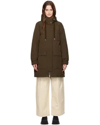 Moncler Green Urfe Down Coat Green