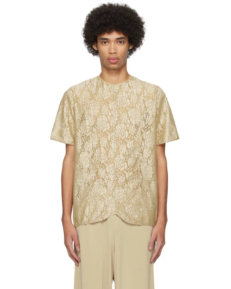 Birrot Tan Rose T-Shirt Honey