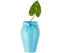 Blue Hoodie Vase