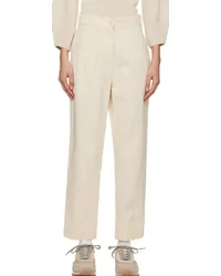 Nothing Written Off-White Kyle Trousers Ivory