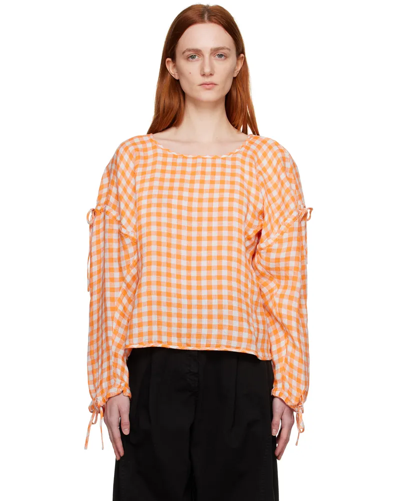 Henrik Vibskov Orange Tapas Blouse Orange