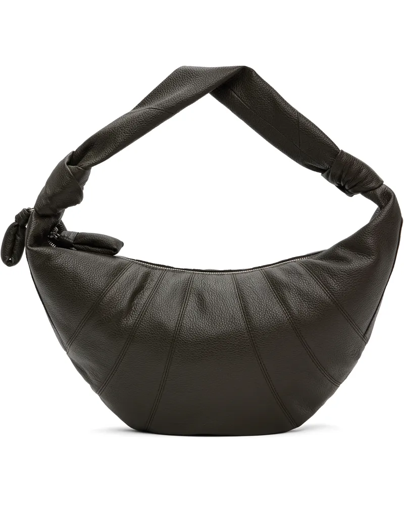 Christophe Lemaire Brown Fortune Croissant Bag Gr132